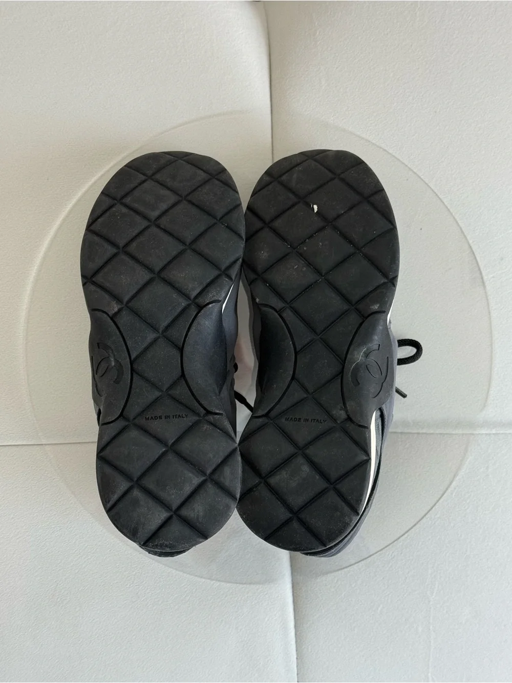 CHANEL stylish gray